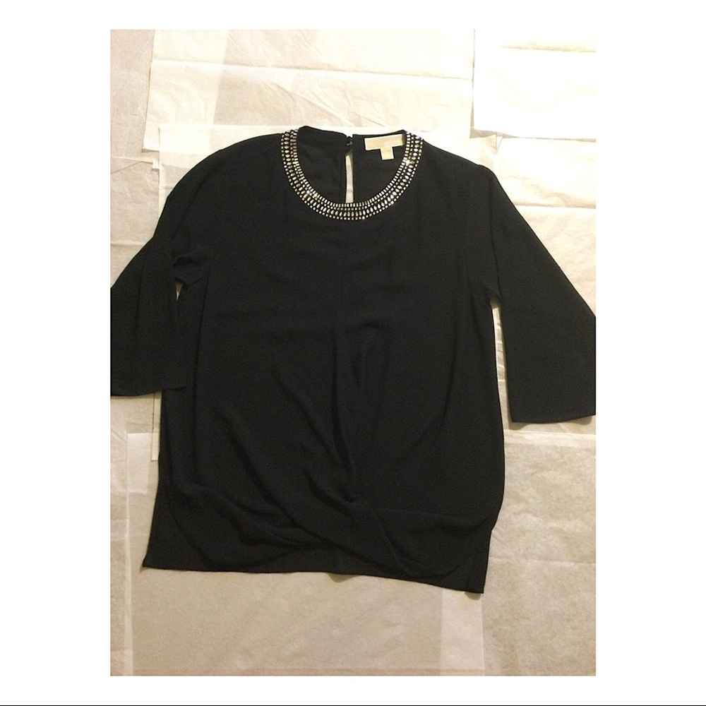 Michael Kors Rhinestone Blouse